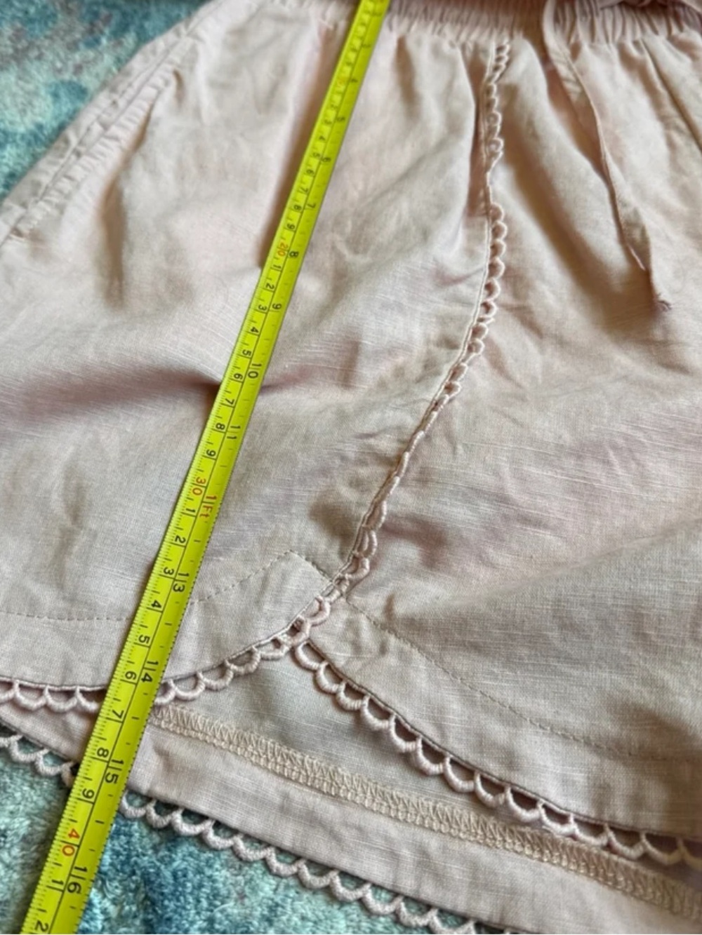 MARBLE Blush Pink Ruffle Crop Set - Picture 2 of 5